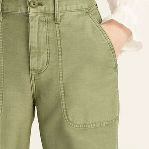 J. Crew Garment Dyed Foundry Pant in Olive